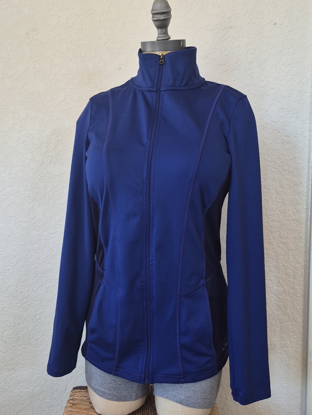 Champion Duo Dry Full Zip Up Active Performance Jacket Sz Small